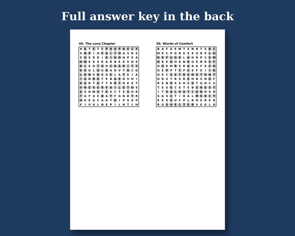 Bible Word Search with KJV Verses, image 3