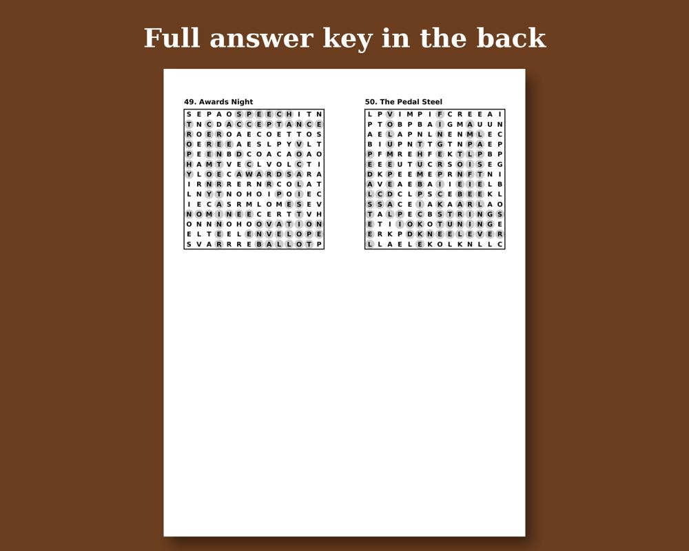 Classic Country Music Word Search, image 3
