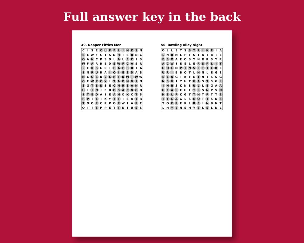 1950s Rock & Roll Word Search, image 3