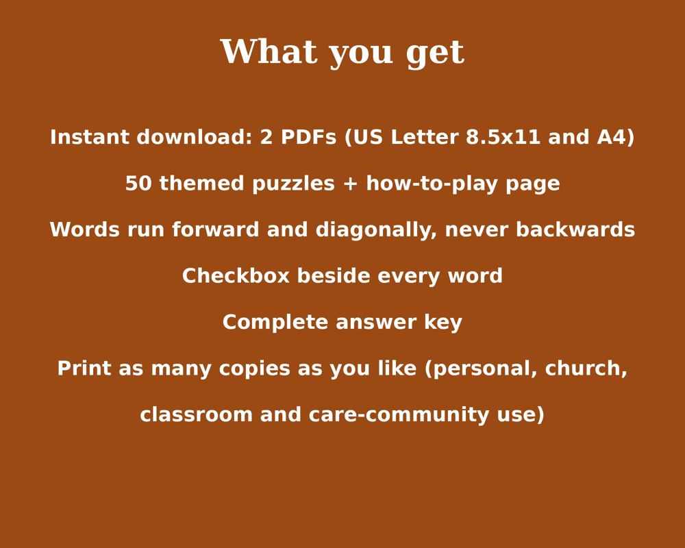 Thanksgiving Word Search, image 4