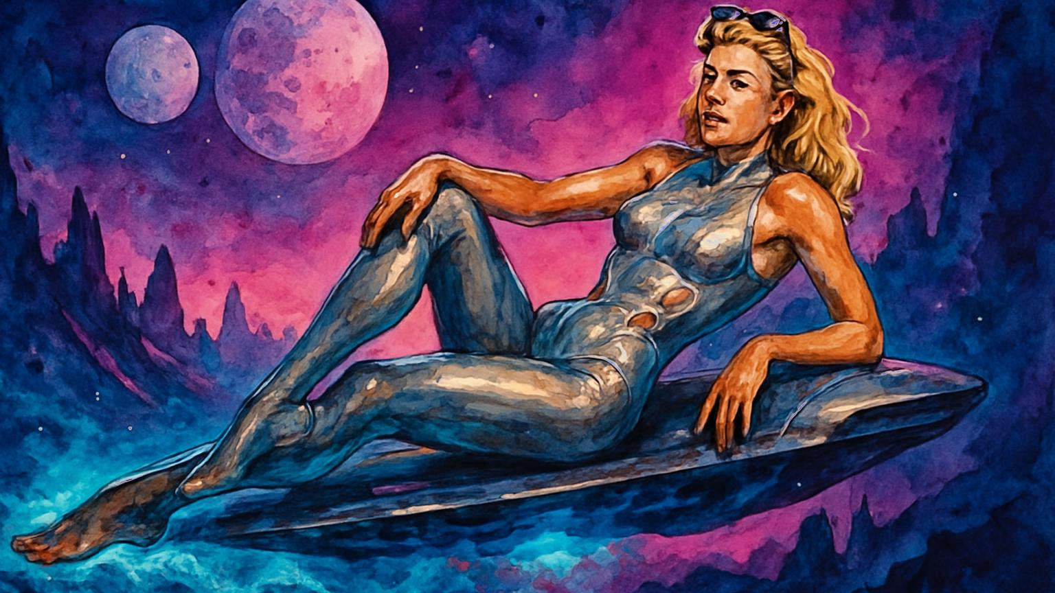 Illustration for: Sci-fi heroines of the 80s who could kick your butt
