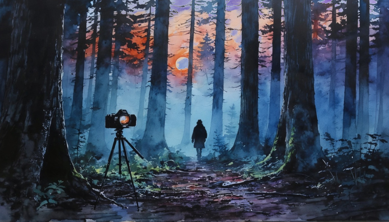 Illustration for: The Patterson-Gimlin Bigfoot film: real or a guy in a suit?