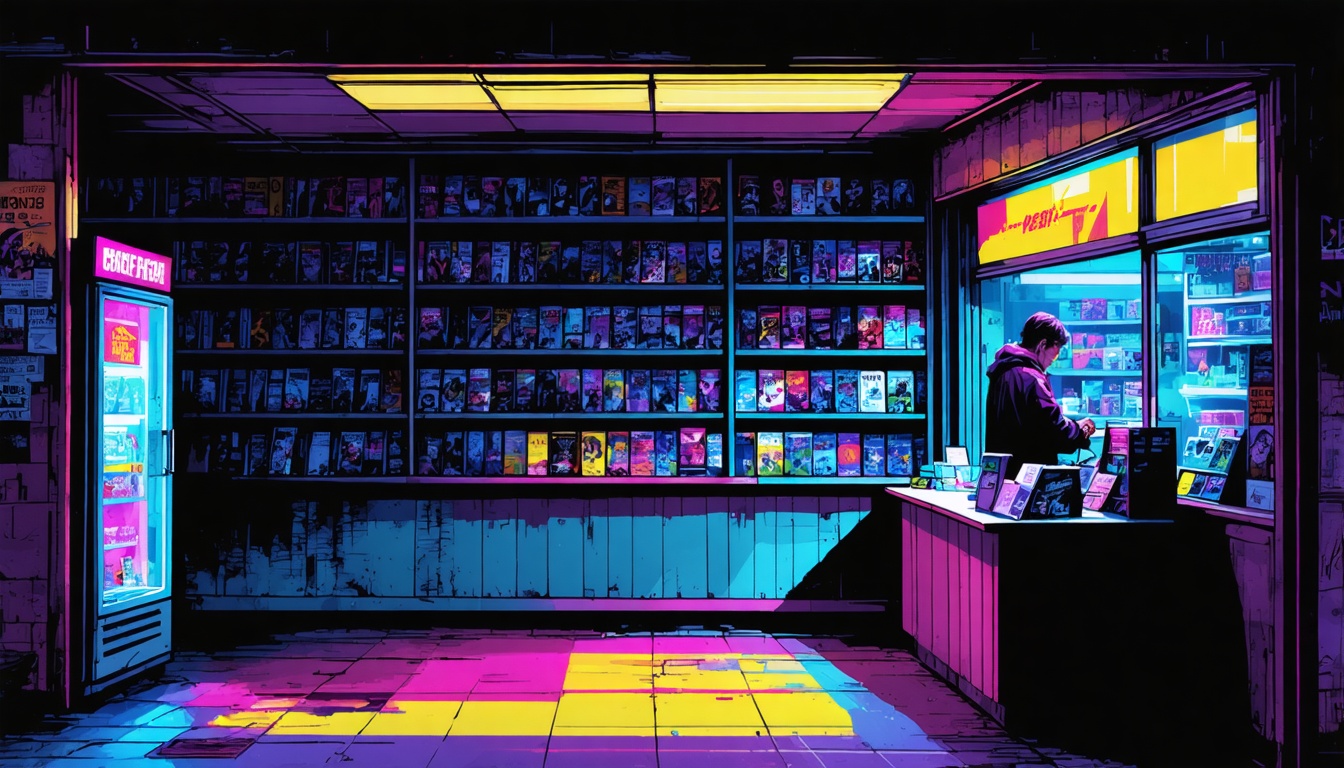 Illustration for: Friday night at Blockbuster: the ritual, the late fees and the fall