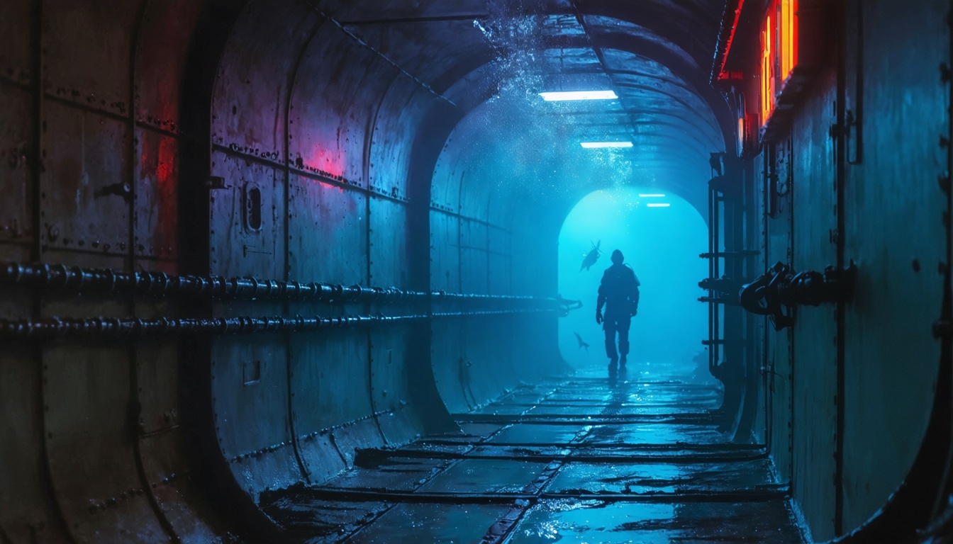 Illustration for: Below: What the submarine thriller is about and whether it's worth watching