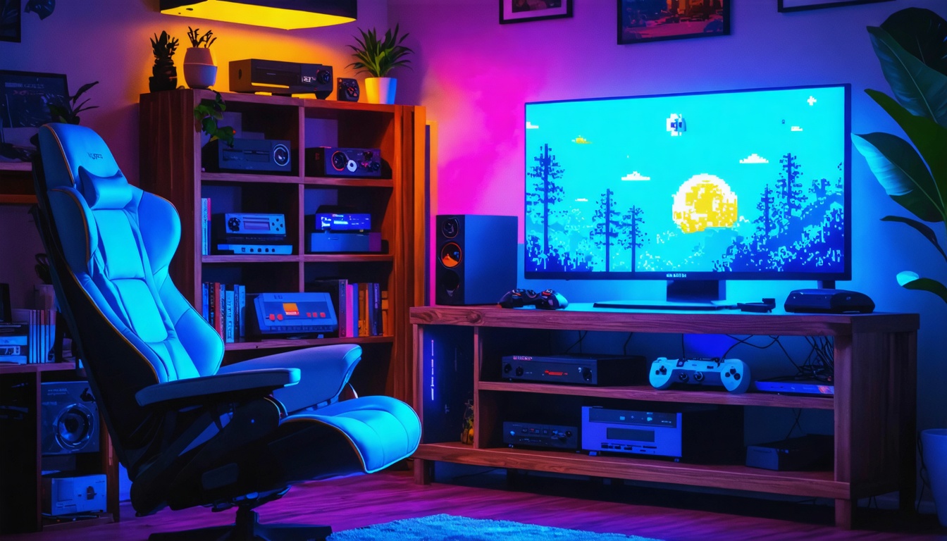 Illustration for: Retro gaming gifts for the guy who still has his NES