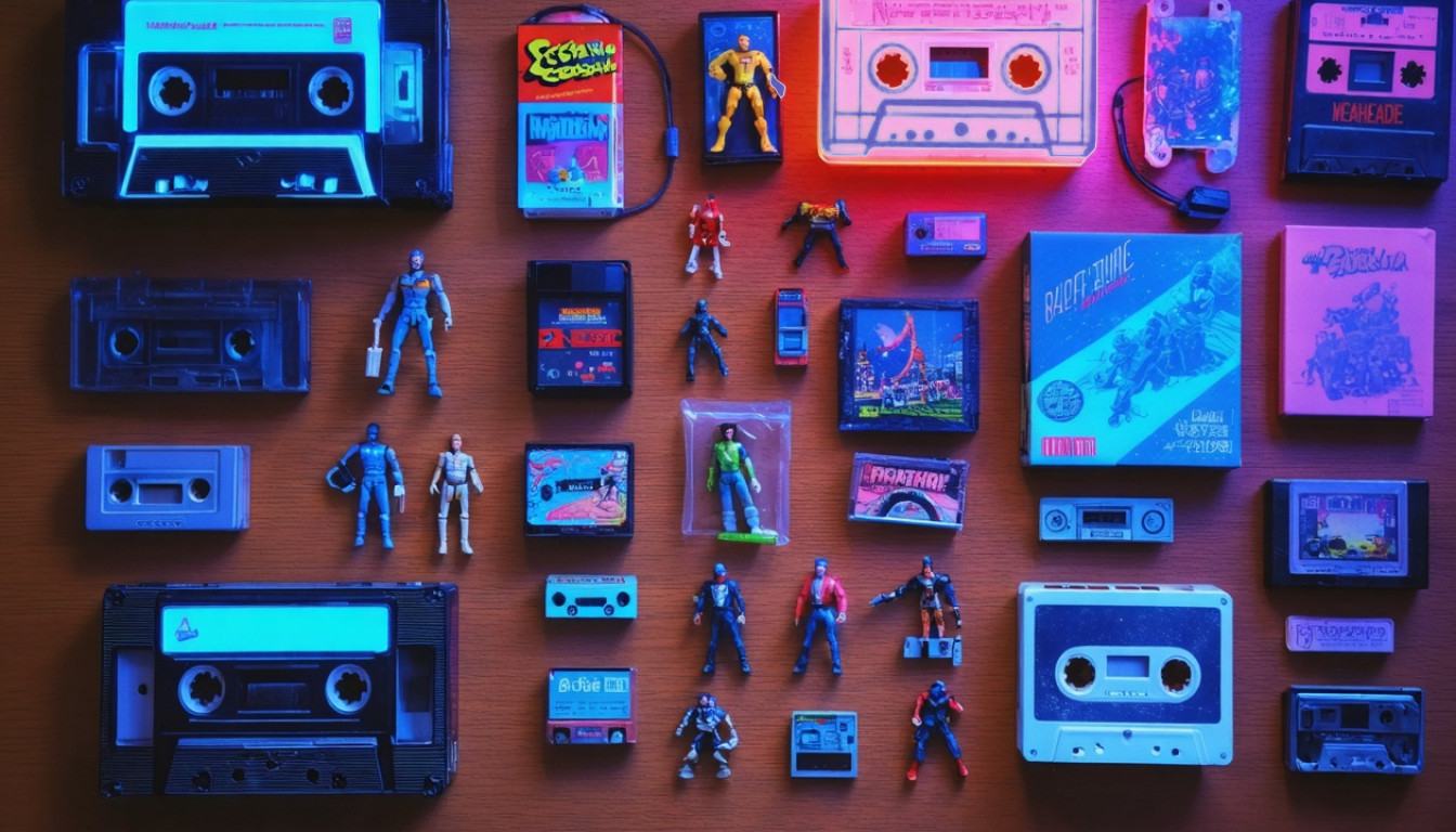 Illustration for: Stocking stuffers for anyone who grew up in the 80s