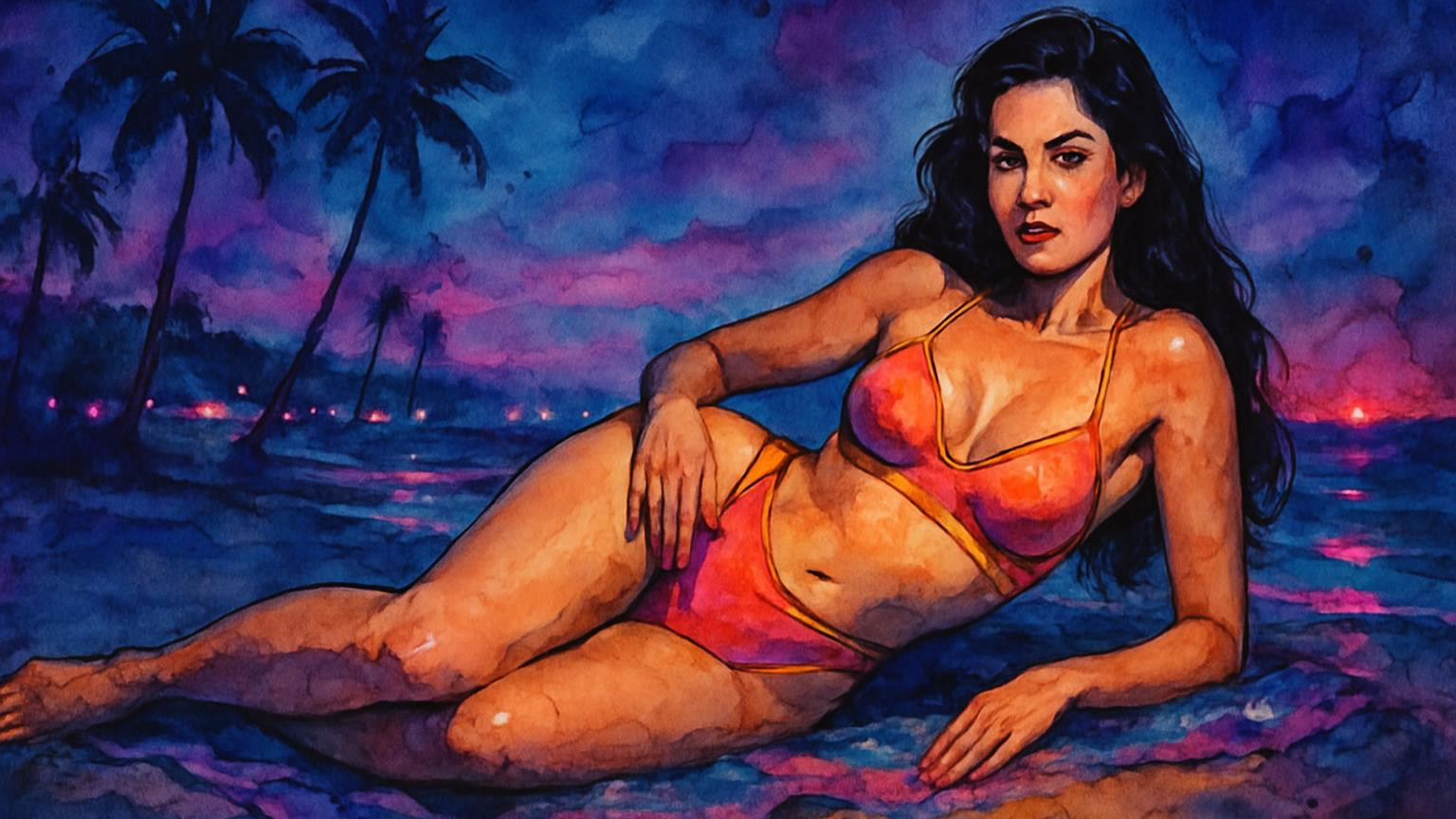 Illustration for: The TV crushes of 80s prime time