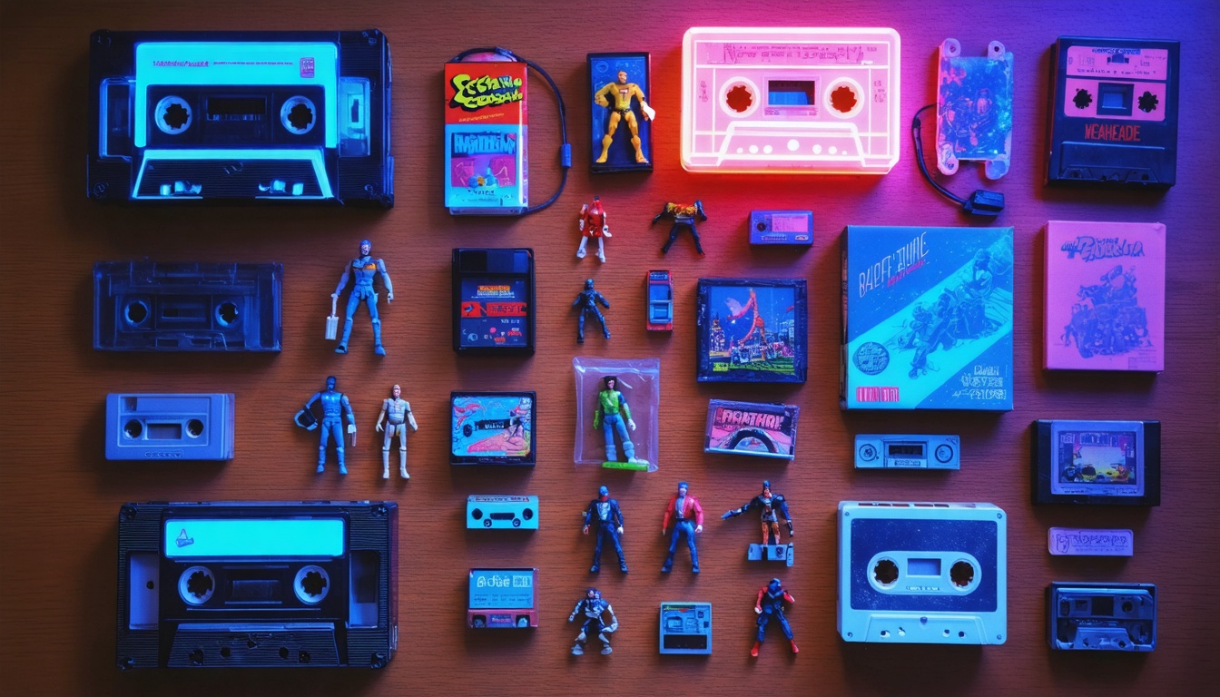 Illustration for: Stocking stuffers for anyone who grew up in the 80s