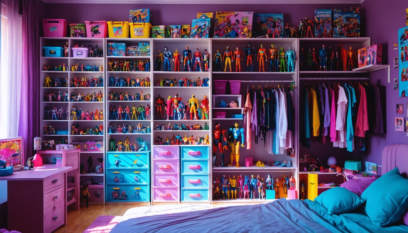 Illustration for: How to store vintage action figures so they don't rot in the closet