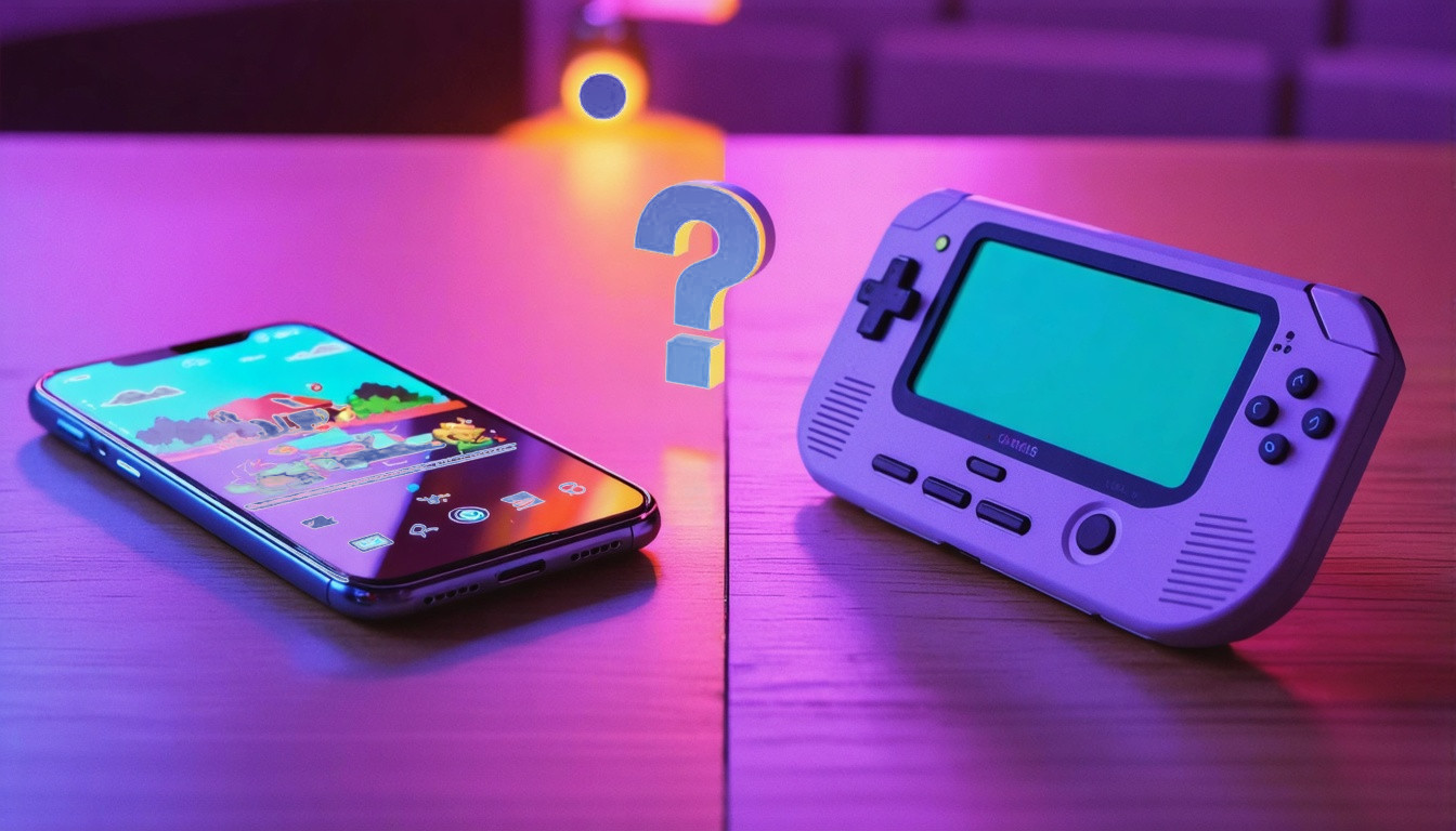 Illustration for: Retro handheld or your phone? How to pick without wasting money