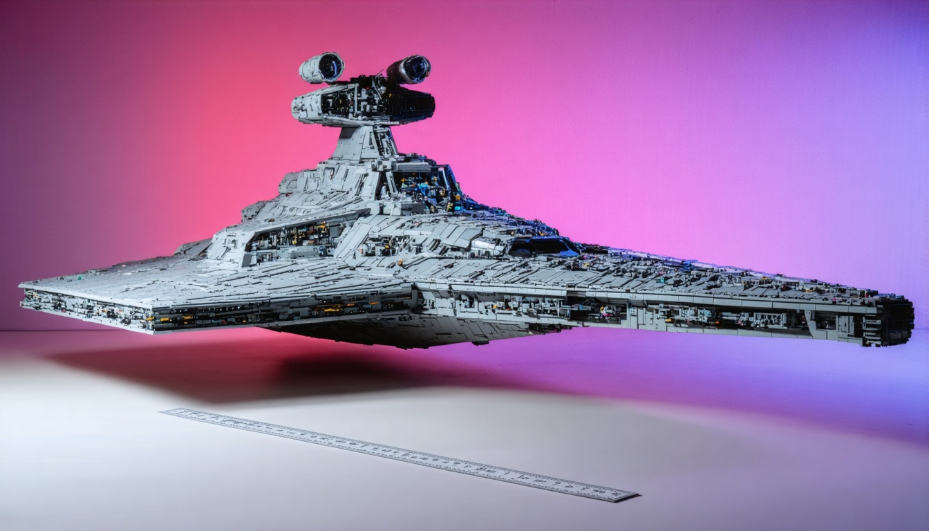 Illustration for: LEGO's $800 Executor Super Star Destroyer is now the longest LEGO set ever