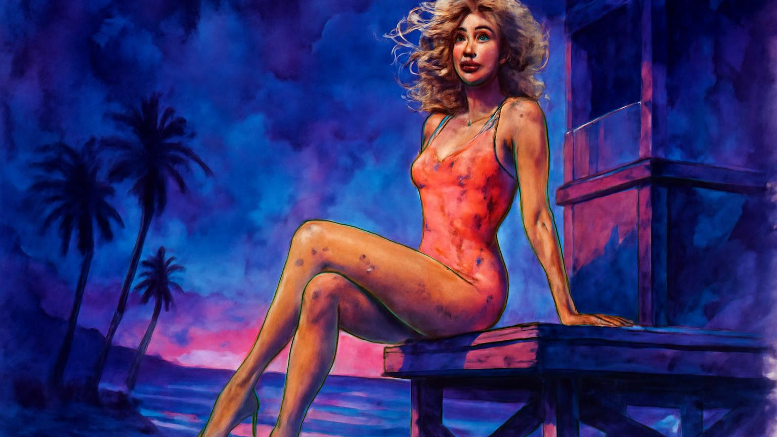 Illustration for: 90s TV crushes, from Baywatch to The X-Files