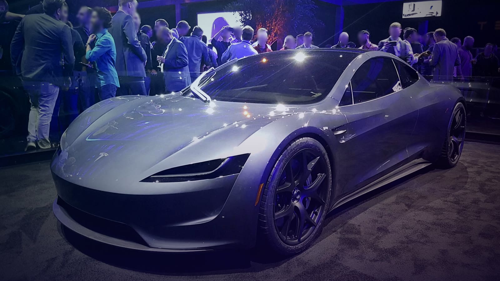 Tesla Roadster 2020 prototype displayed at the launch event in November 2017