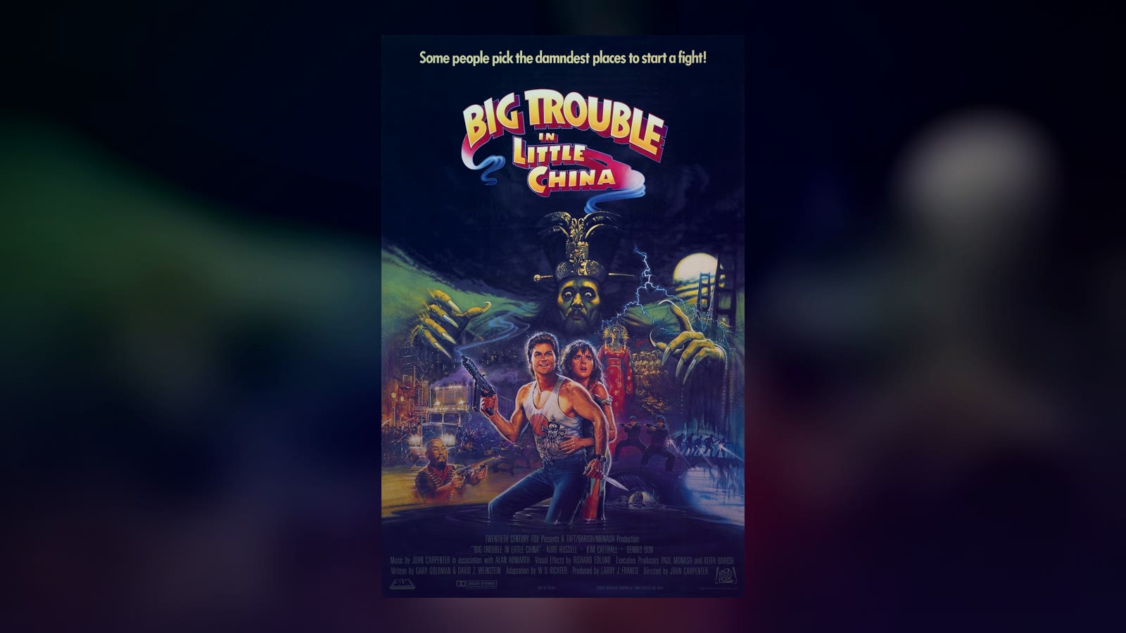 Big Trouble in Little China poster