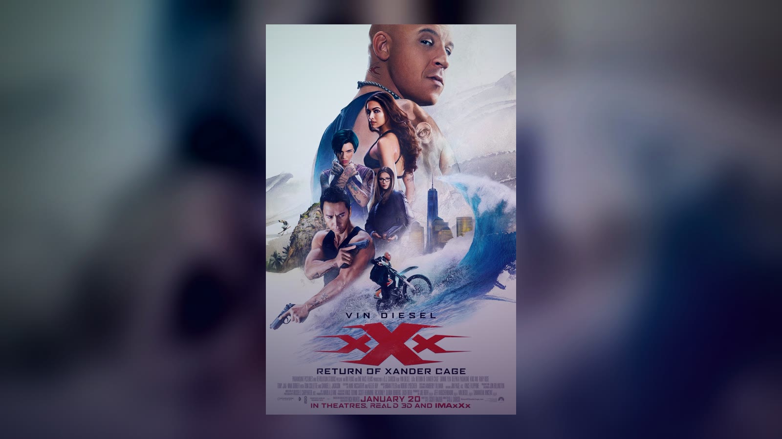 xXx: Return of Xander Cage poster