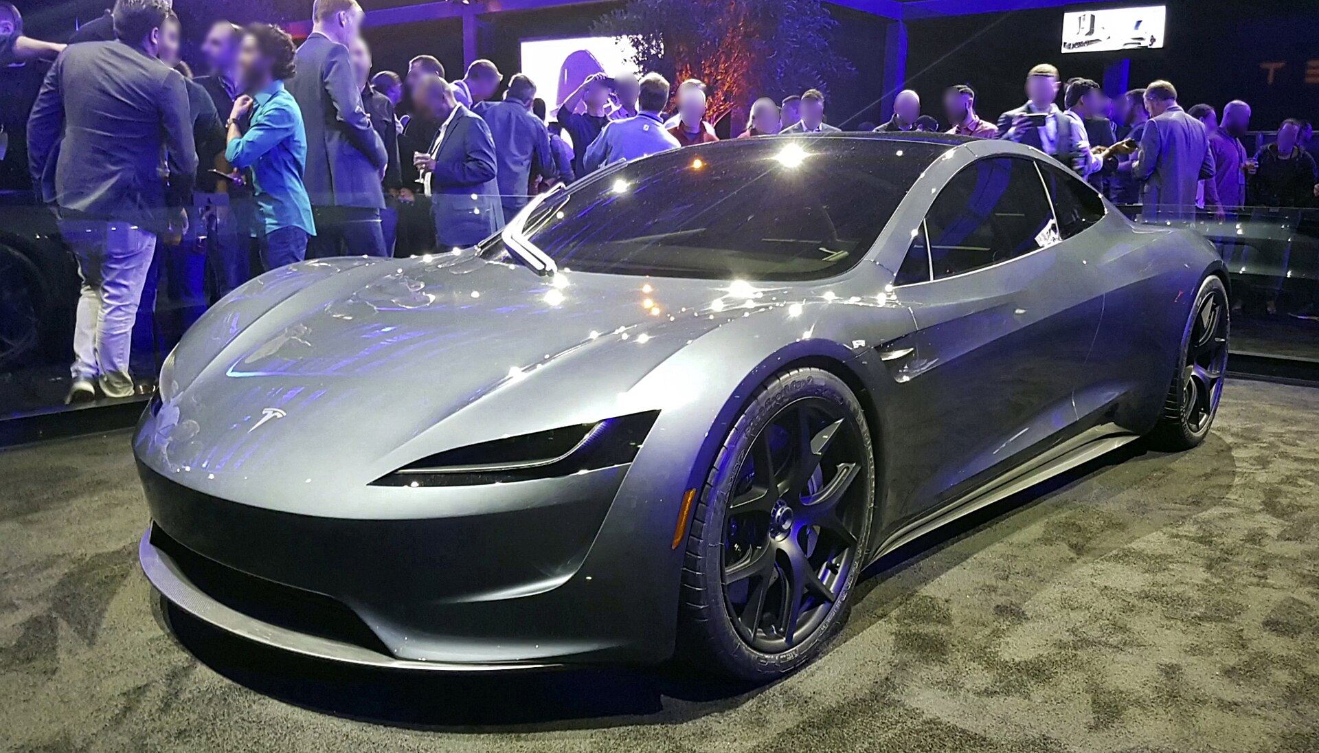 Tesla Roadster 2020 prototype displayed at the launch event in November 2017